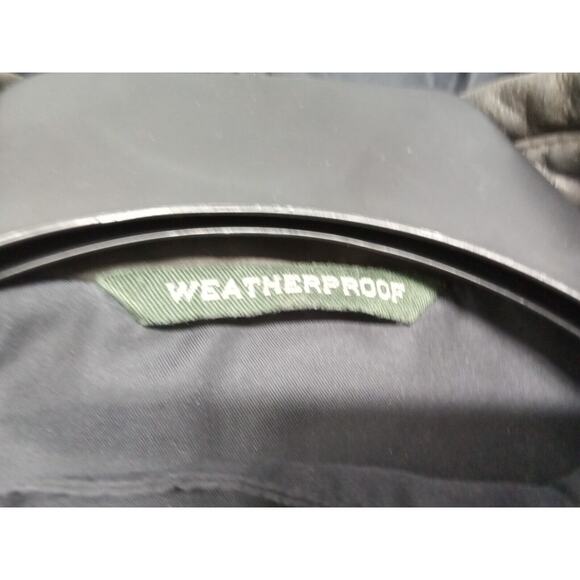 Weatherproof Mens Black Layered Fleece Lined Coat (Size Xl) Polyester/Nylon - Picture 4 of 6